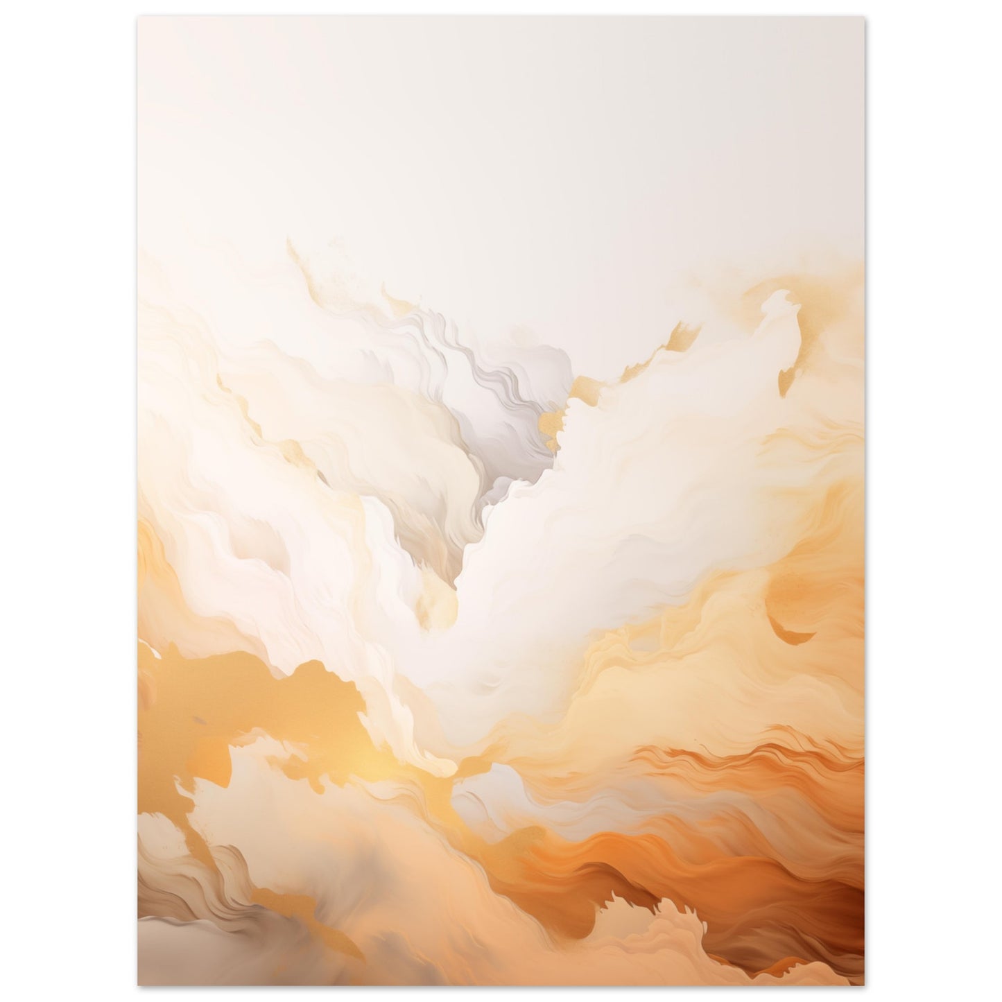 Clouds - white and beige #4