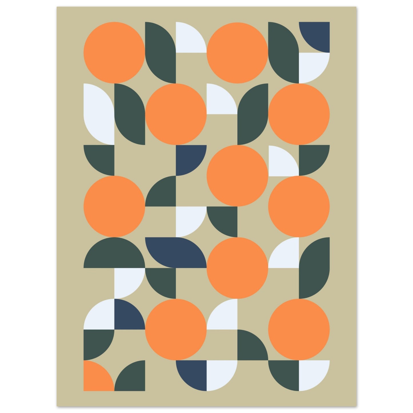 Geometric orange