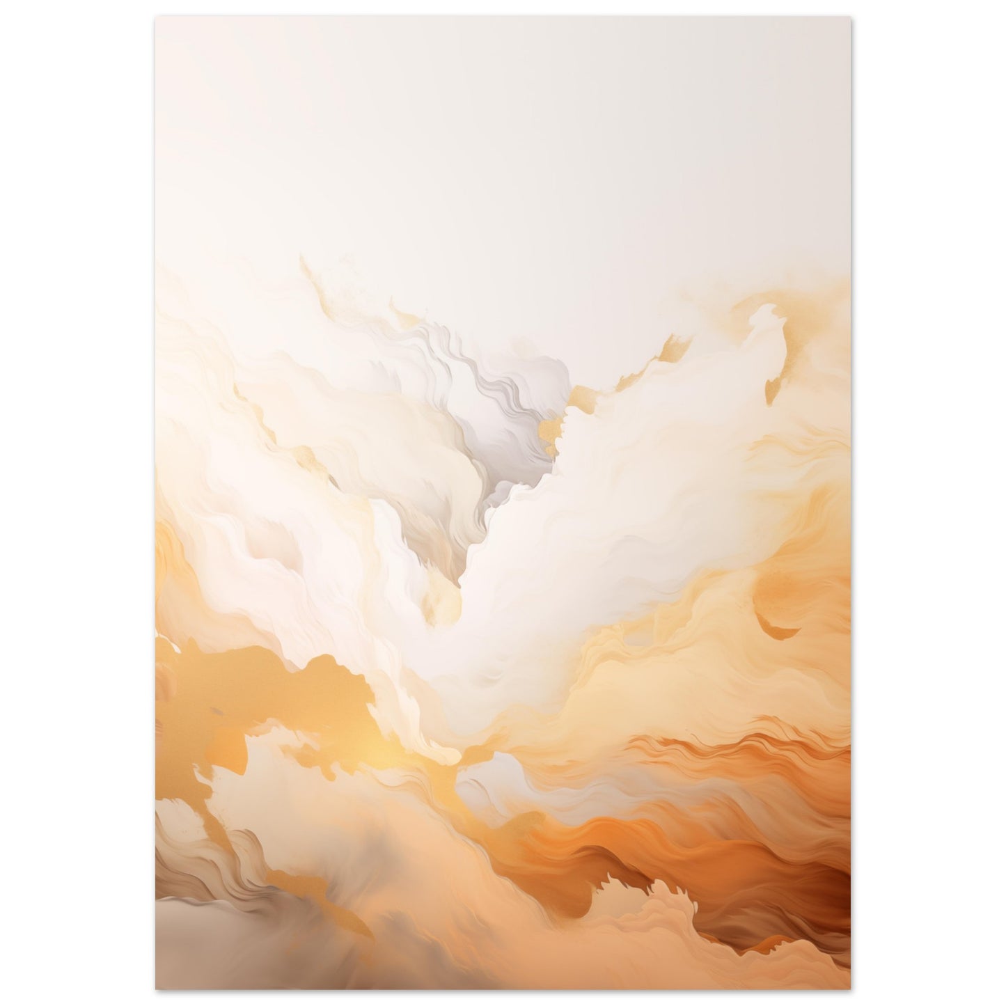 Clouds - white and beige #4