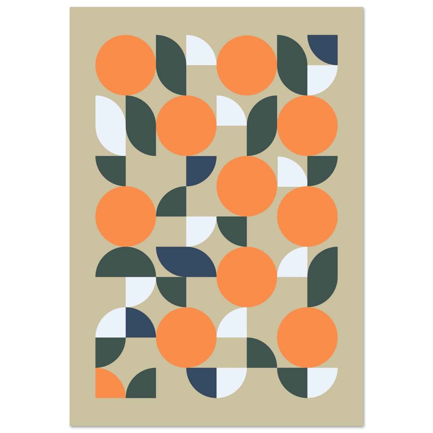 Geometric orange