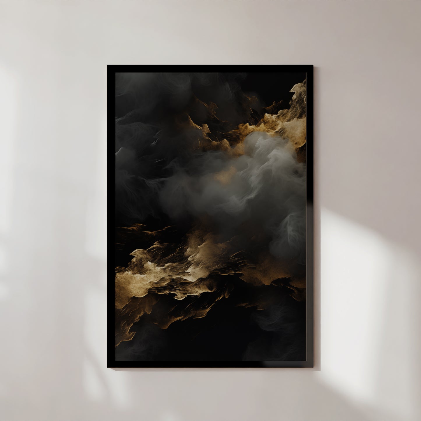 Clouds - Black and gold #1